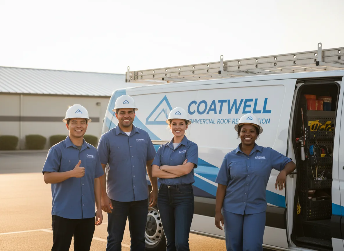 Commercial roof coating company in Wapanucka, OK